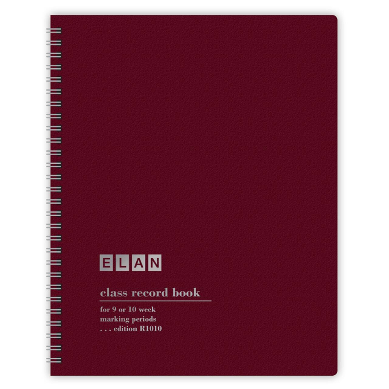 50 Student Names Class Record Book, 9-10 Weeks, Pack of 4